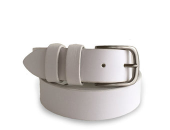Leren Riem Wit