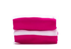 Hockeysokken Pink Hoops