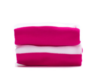 Hockeysokken Pink Hoops