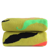 Hockey Socken french moustache fluor