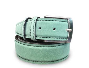 Wildleder GÃ¼rtel Mintgreen