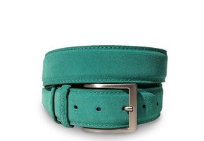 Wildleder GÃ¼rtel Midden Groen