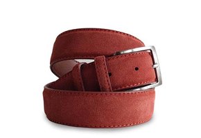 Suede Riem Brick Red
