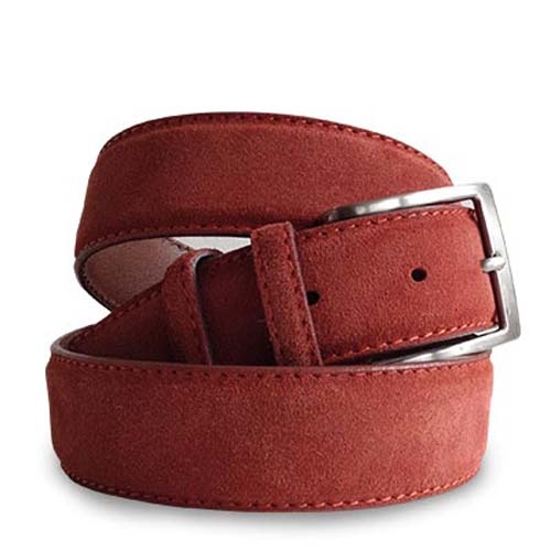 Wildleder Gärtel Brick Red