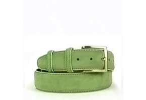 Wildleder GÃ¼rtel Light-Green