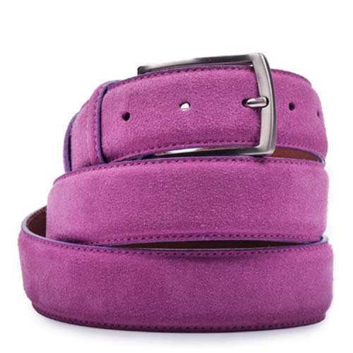 Wildleder Gürtel Vintage Violet