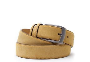 Wildleder GÃ¼rtel Golden Yellow