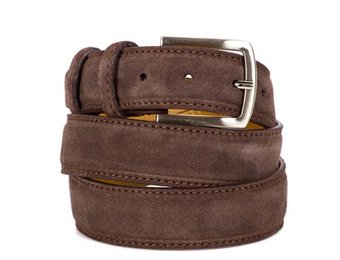 Wildleder GÃ¼rtel Deep Taupe