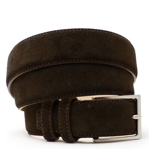 Wildleder Gürtel Nespresso Brown