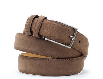 Wildleder GÃ¼rtel Cappuccino Brown