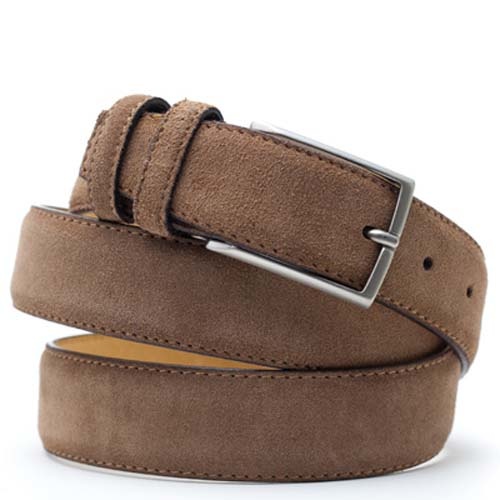 Wildleder Gürtel Cappuccino Brown
