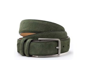 Wildleder GÃ¼rtel Army Green