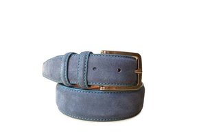 Wildleder GÃ¼rtel Jeans Blue