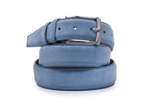 Wildleder GÃ¼rtel Midden Blauw