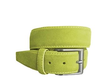 Wildleder GÃ¼rtel Dark Lime