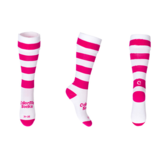 Hockeysokken Pink Hoops