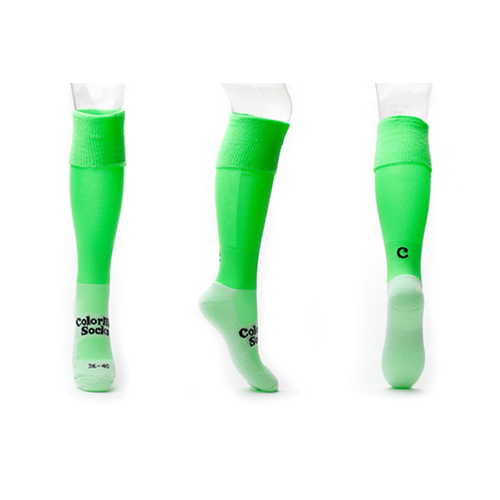 Voetbalsokken Fluor Green