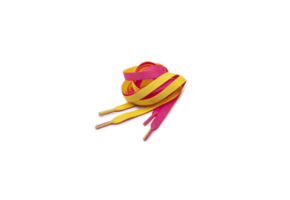 Schnürsenkel Double Dutch Pink/Yellow