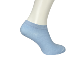 Sneakersokken - 1 paar - licht blauw - enkelsokken - unisex