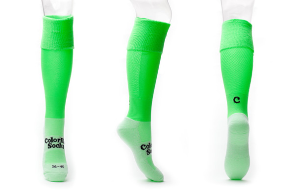 Voetbalsokken Fluor Green