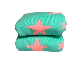 Hockeysokken Pink Stars Pastel
