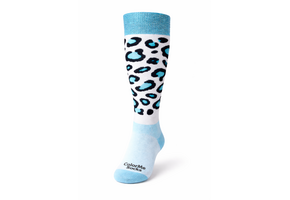 Hockeysokken Glitter Panther Sky Blue