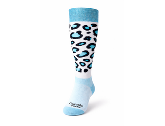 Hockeysokken Glitter Panther Sky Blue