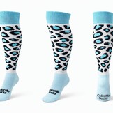 Hockeysokken Glitter Panther Sky Blue