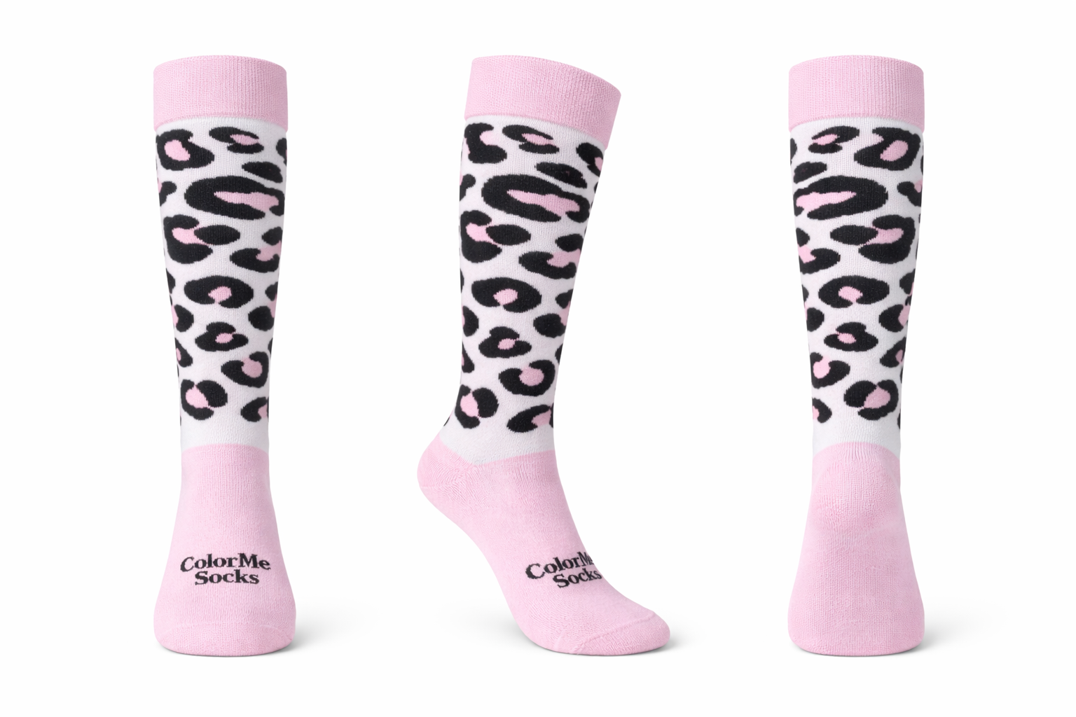 Hockeysokken Glitter Panther Bubble Pink