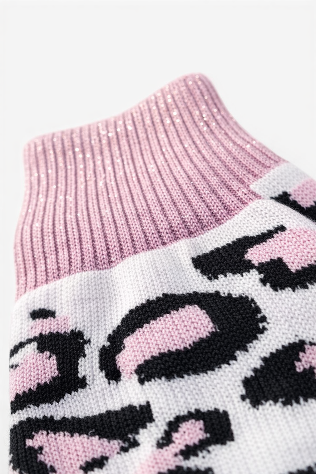 Hockeysokken Glitter Panther Bubble Pink