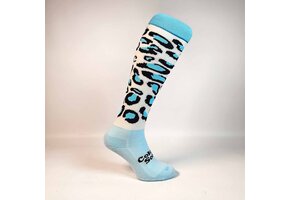 Hockeysokken Glitter Panther Sky Blue