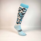 Hockeysokken Glitter Panther Sky Blue