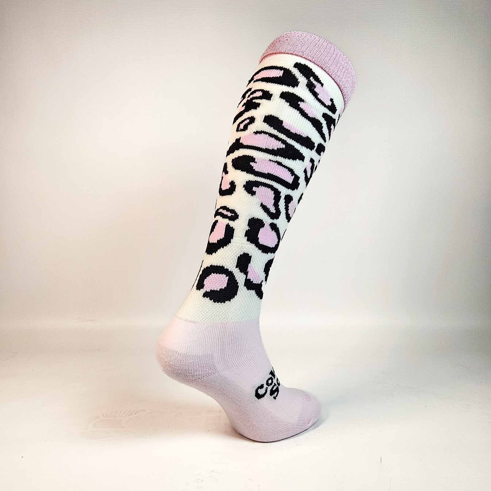 Hockeysokken Glitter Panther Bubble Pink