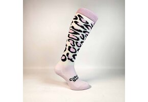 Hockeysokken Glitter Panther Bubble Pink