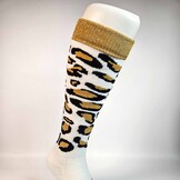 Hockeysokken Glitter Panther Honey Gold