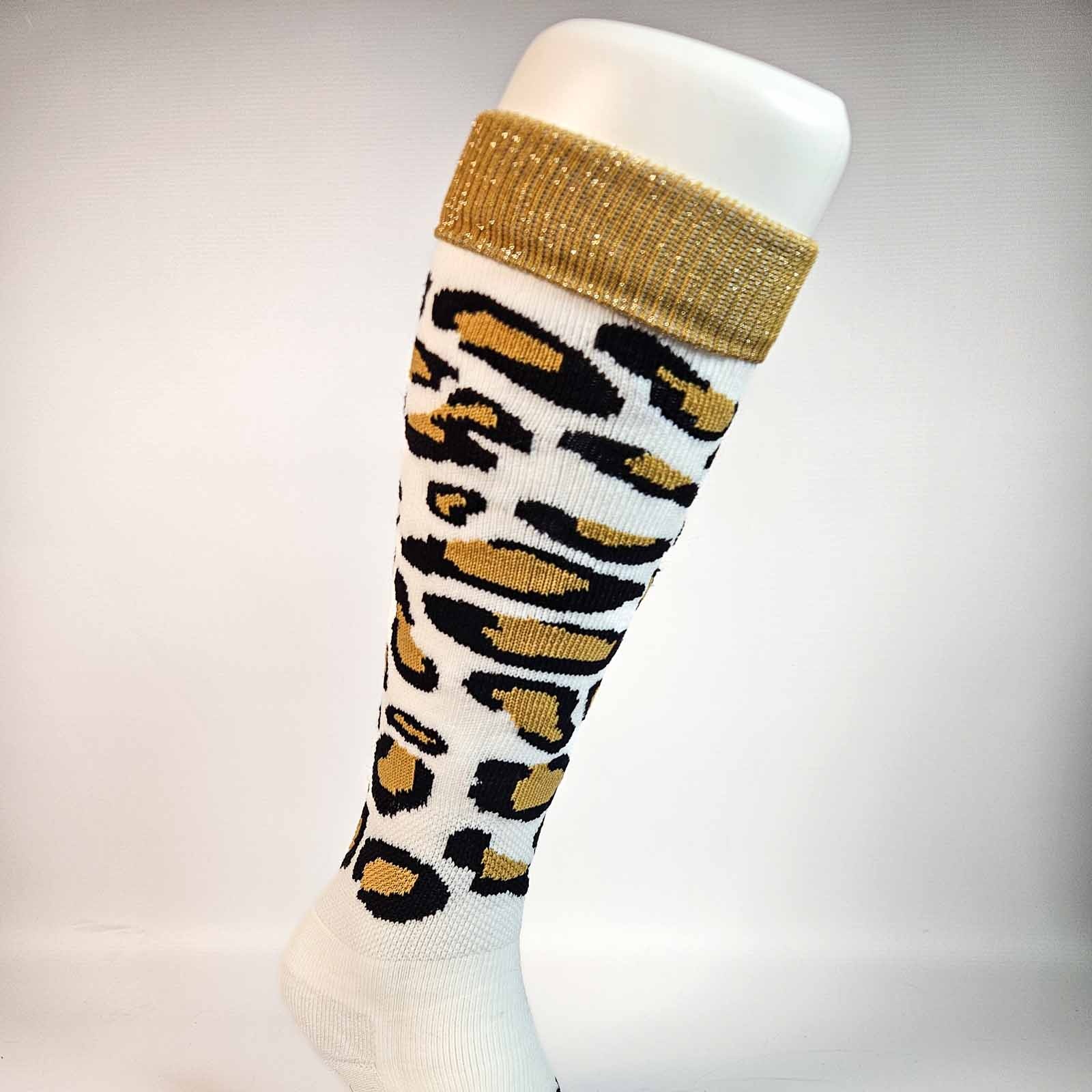 Hockeysokken Glitter Panther Honey Gold
