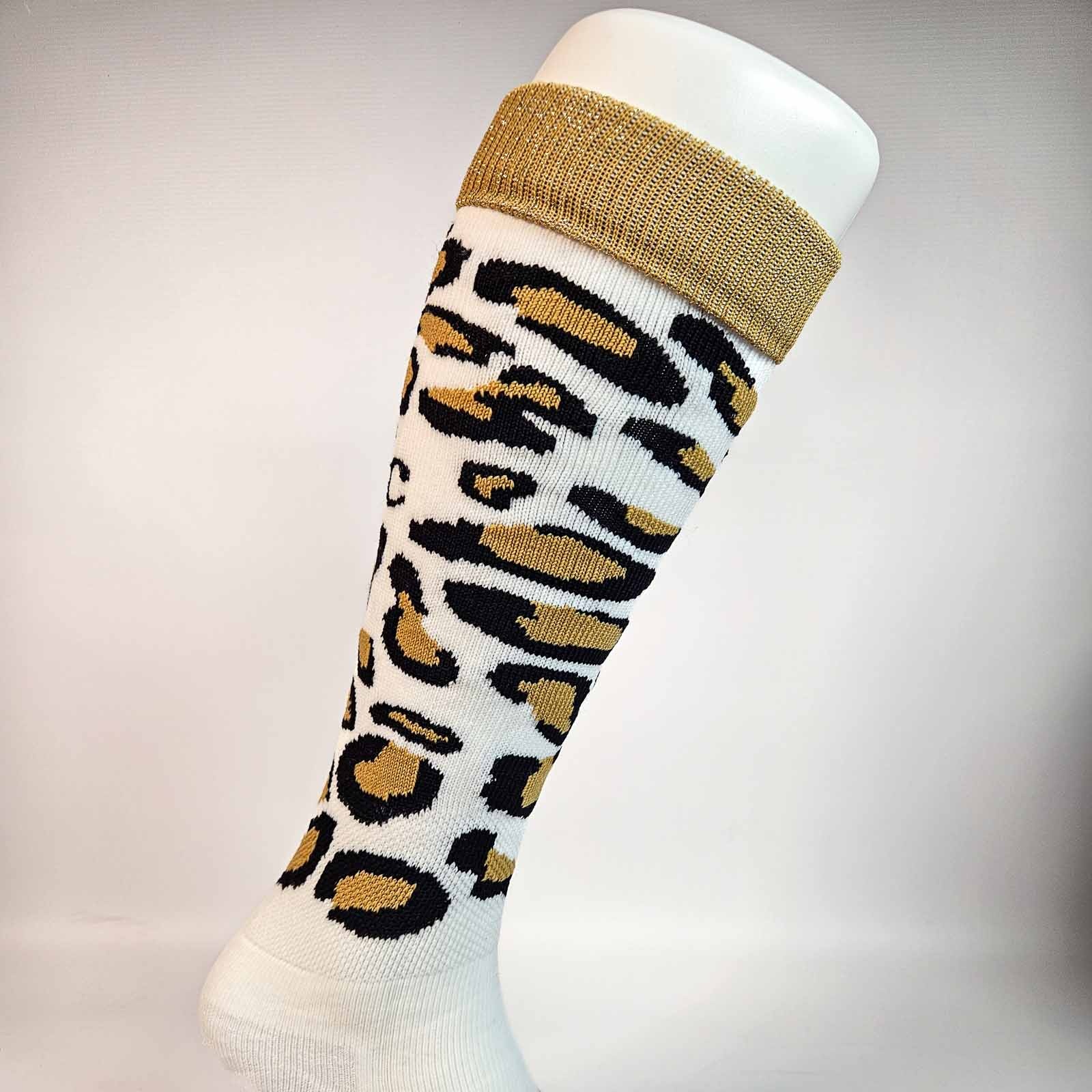 Hockeysokken Glitter Panther Honey Gold