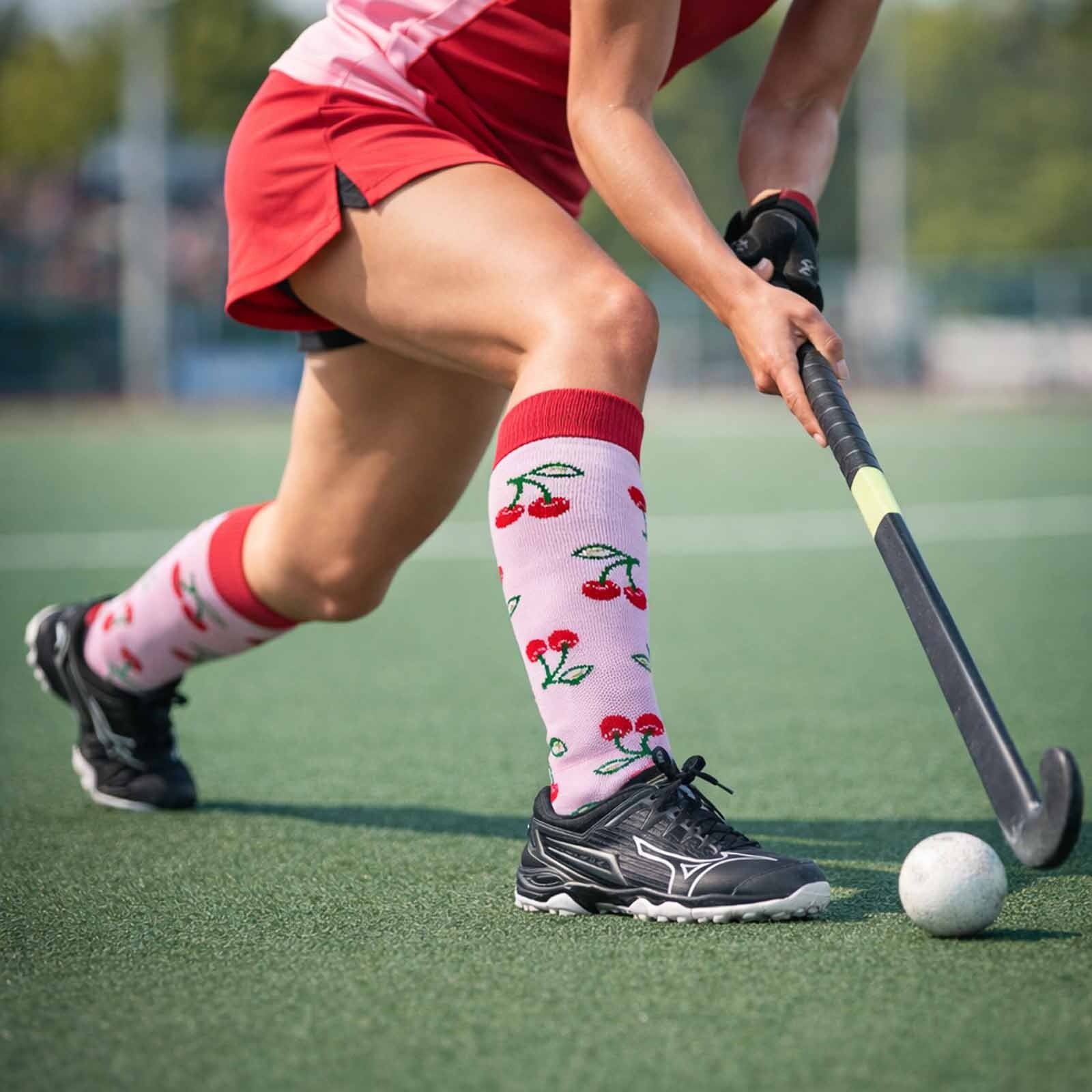 Hockeysokken Sweet Cherry Pink