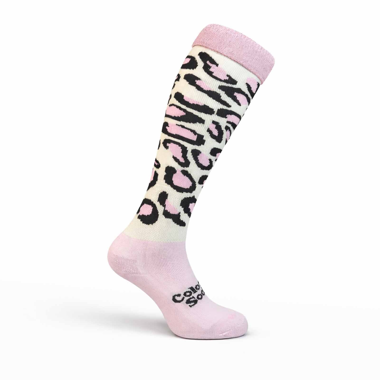 Hockeysokken Glitter Panther Bubble Pink