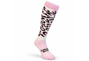 Hockeysokken Glitter Panther Bubble Pink