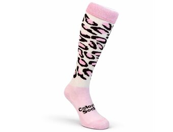 Hockeysokken Glitter Panther Bubble Pink