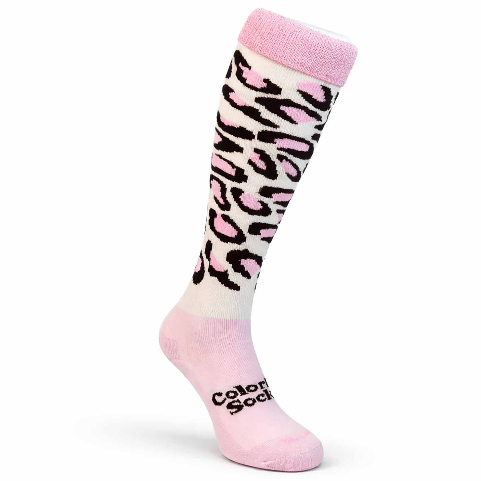 Hockeysokken Glitter Panther Bubble Pink