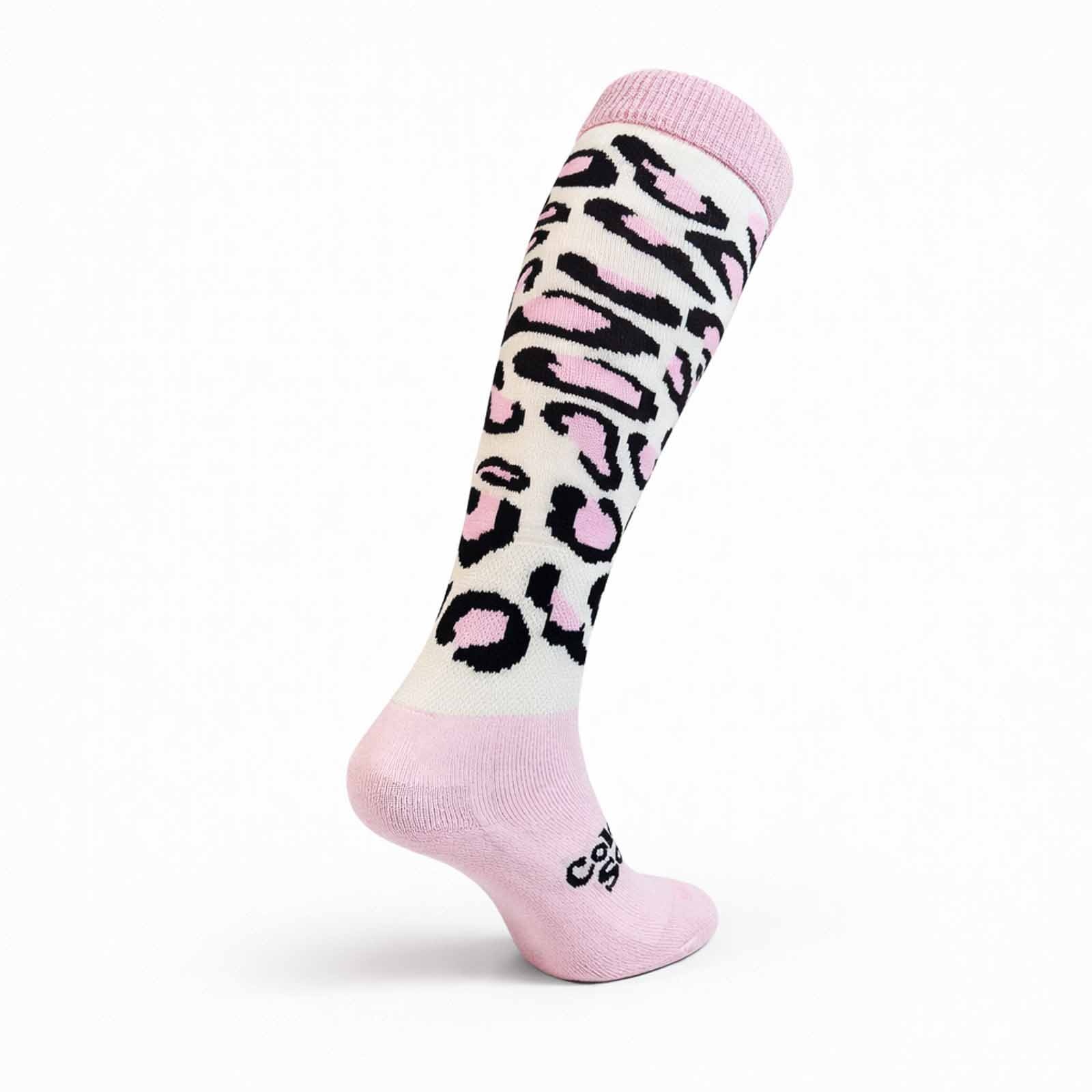 Hockeysokken Glitter Panther Bubble Pink