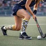 Hockeysokken Glitter Panther Honey Gold