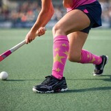 Hockeysokken Golden Stars Fuchsia