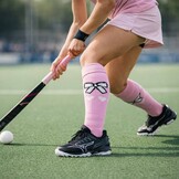 Hockeysokken Glitter Strik