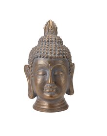 Boeddha hoofd goudkleur (53 cm)