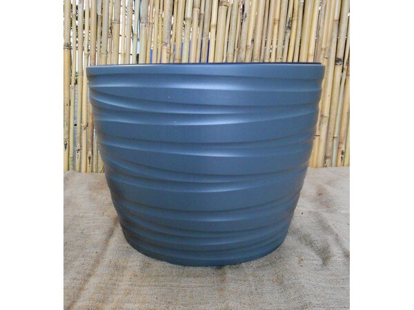 Bloempot Ydia kleur antraciet  (H 36cm Ø 48)