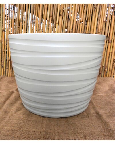  Bloempot Ydia  Kleur Taupe (H 36cm Ø 48cm )