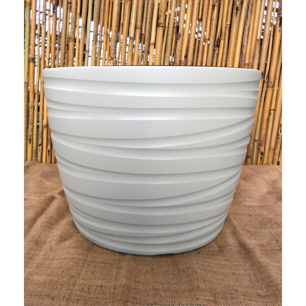 Bloempot Ydia  Kleur Taupe (H 36cm Ø 48cm ) Met uitneembare binnen pot